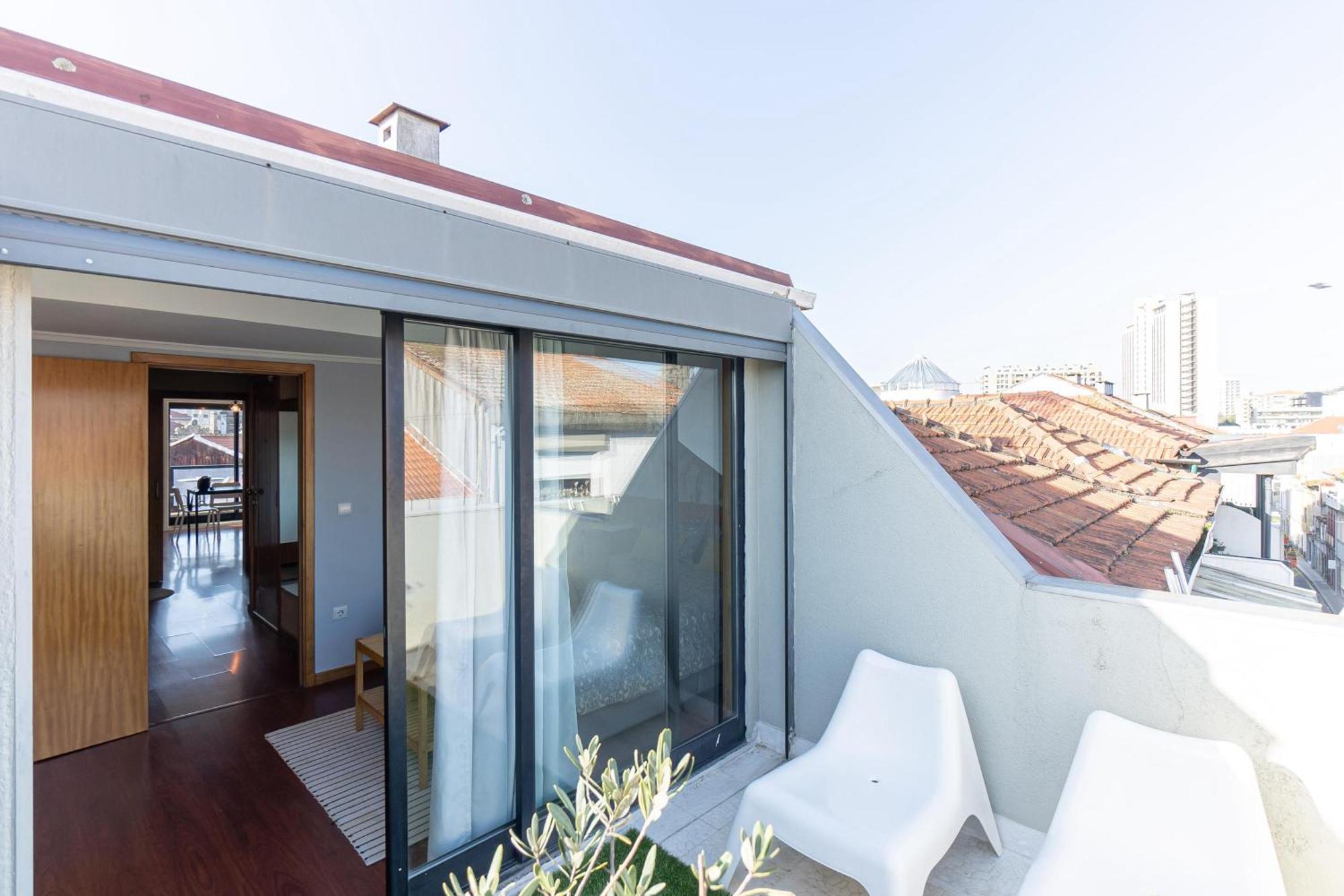 Top Floor Apartment With Sunny Balconies Porto Eksteriør bilde