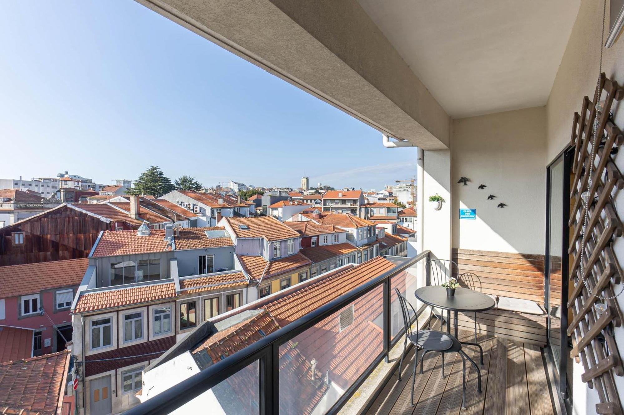Top Floor Apartment With Sunny Balconies Porto Eksteriør bilde